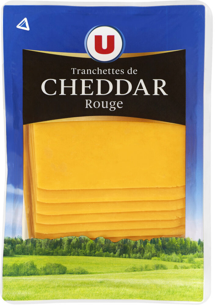 Cheddar en tranchettes au lait pasteurisé, fromage à pâte pressée non cuite 70%de MG - Produit