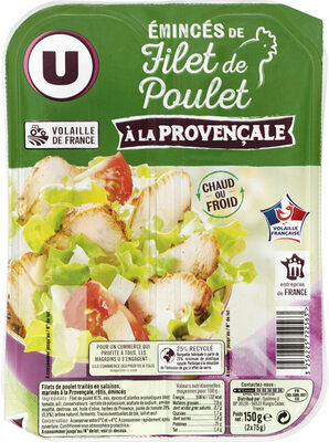 Emincés de filet de poulet a la provençale - Product - fr