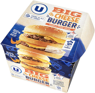 Big cheese burger double steak haché 100% pur boeuf - Produkt - fr
