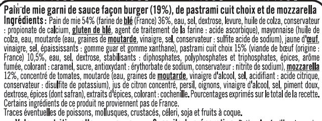 Croque à poêler saveur burger - Ingredienser - fr