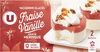 Vacherins glacés fraise vanille coeur meringue - Product