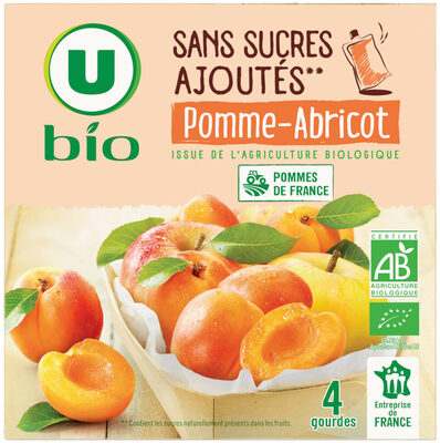 Purée pomme abricot sans sucres ajoutés - نتاج - fr