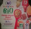 Assiette de patate douce et boeuf U_TOUT_PETITS Bio - Product