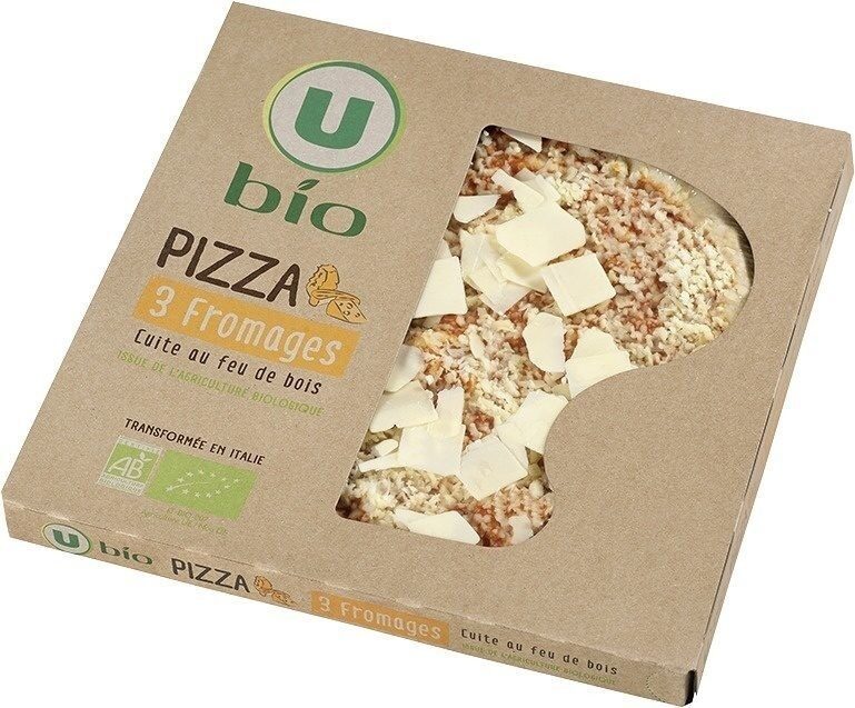 Pizza aux trois fromages issue de l'agriculture biologique - Product - fr