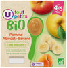 Pots dessert à la pomme banane et abricot U_TOUT_PETITS Bio - Product