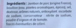 Jambon de paris - Ingrediënten - fr