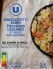 Gnocchetti sardi poissons legumes - Producto