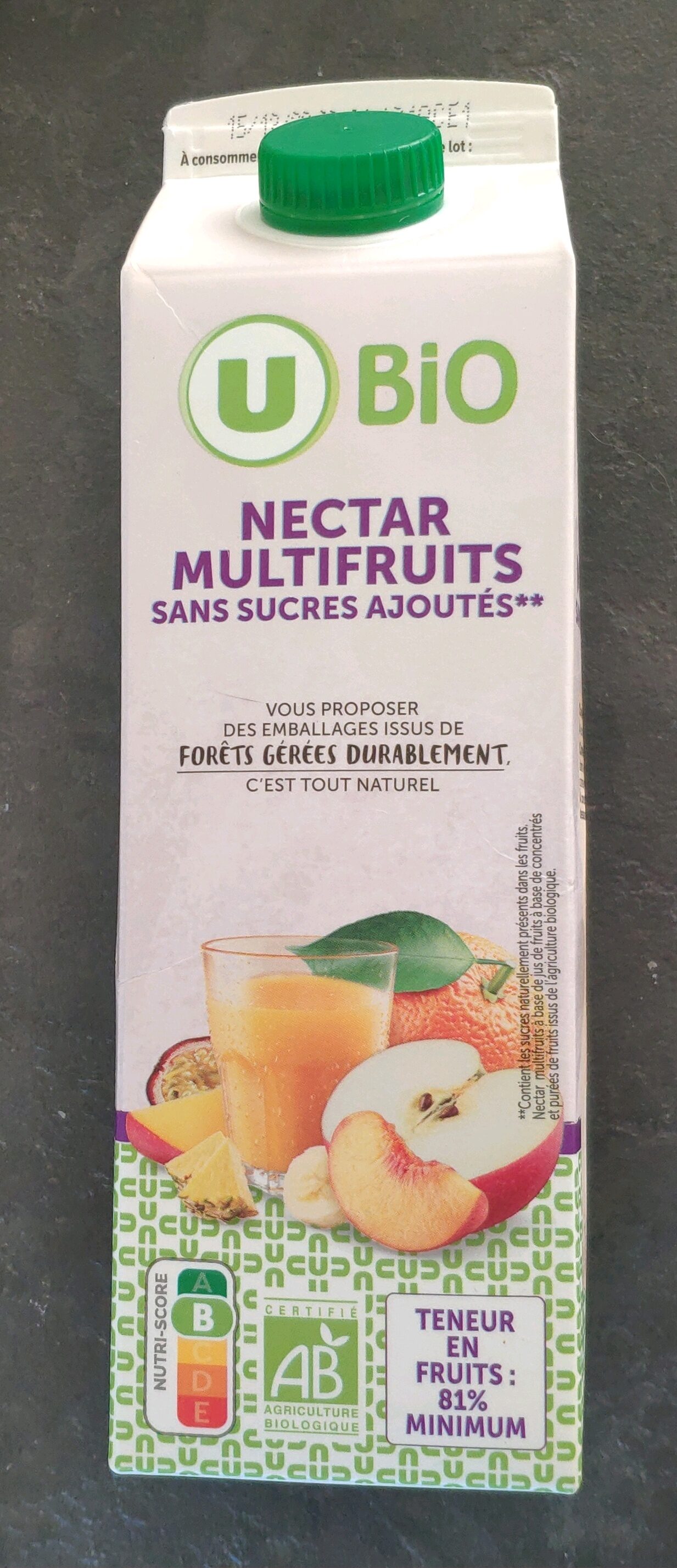 Nectar multifruits - Produit