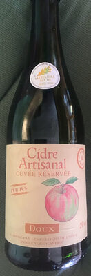 Cidre artisanal - Cuvée réservée - Produit
