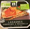 Lasagnes Aubergines & mozzarella - Product