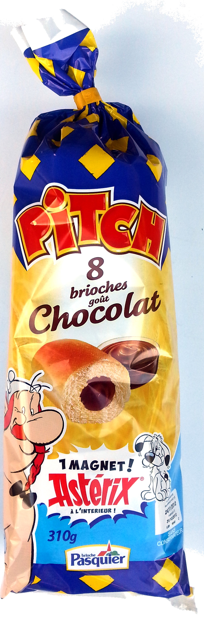 Pitch - 8 brioches goût chocolat - Produit