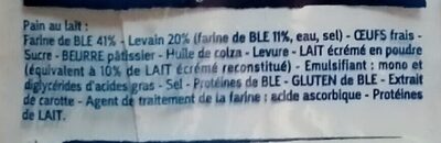 Pains au lait x 12 - Ingredients - fr