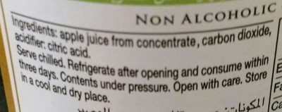 Sparkling Apple non alcoholic - Ingredients - fr