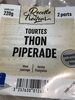 Tourtes thon piperade - Product