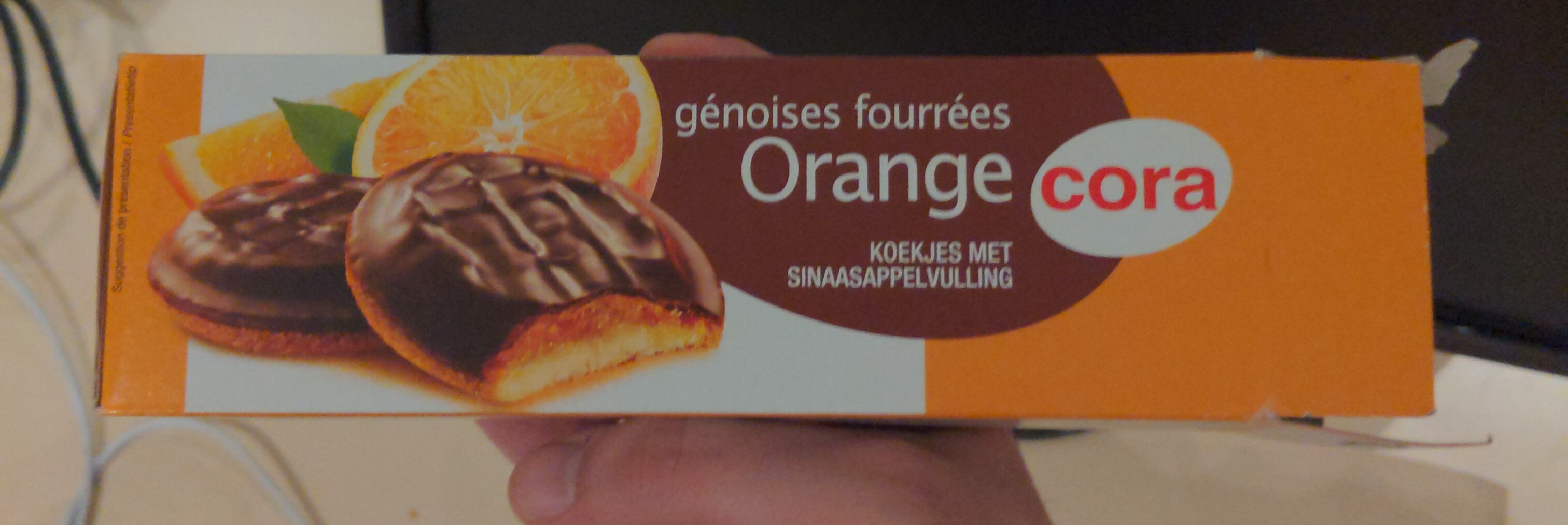 Génoises fourrées Orange - Produit