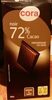 Chocolat noir 72% Cacao - Producte