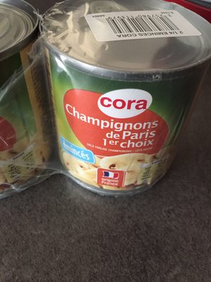 Champignons De Paris émincés 200 G Cora - Produit