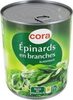 épinards En Branches, Boîte De 780 Grammes, Marque Cora - Product