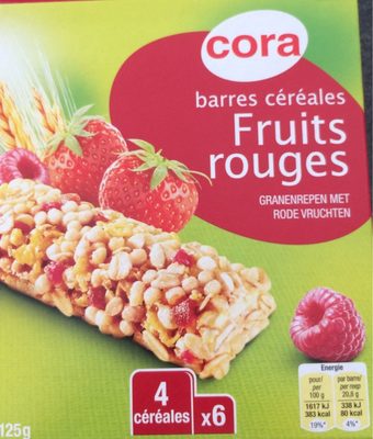 Barres cereales fruits rouges - Prodotto - fr