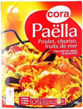 Paella Aux Fruits De Mer, 1kilo, Marque Cora - Product - fr