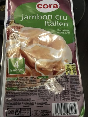 Jambon Cru Italien - Ingredients - fr