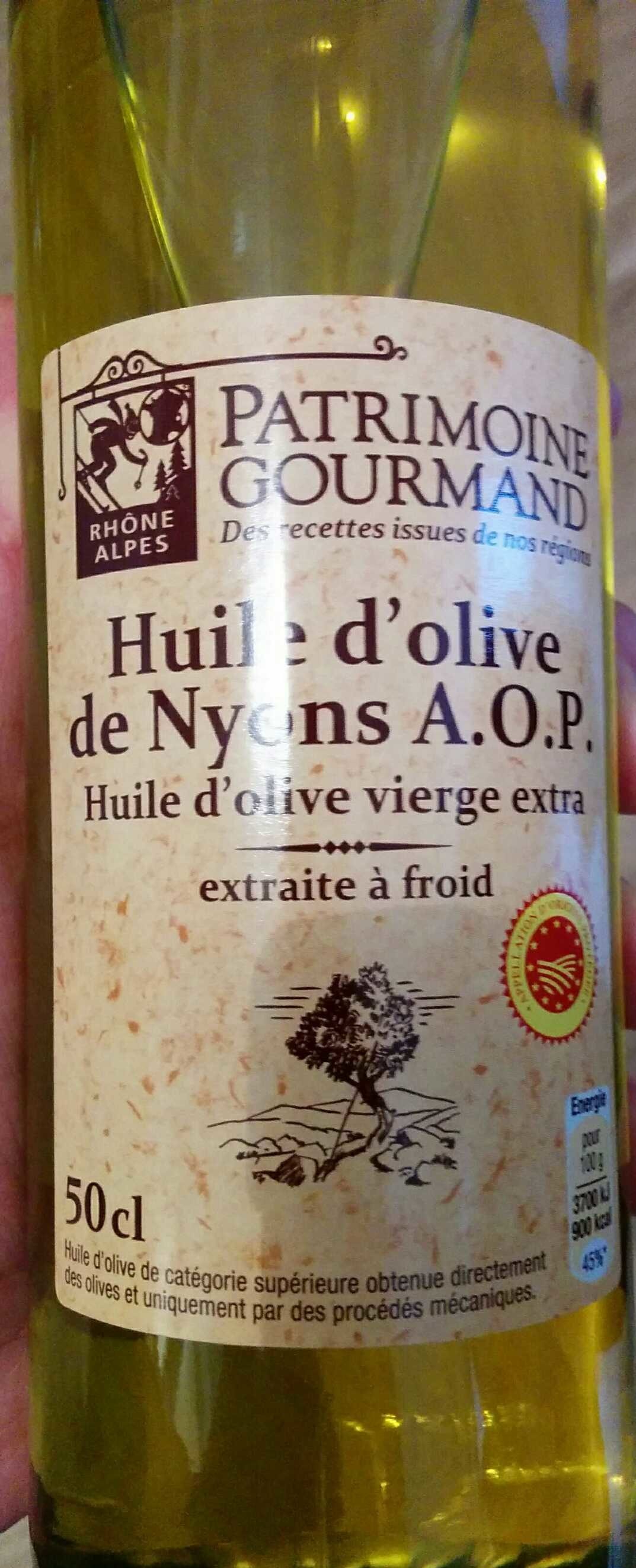 Huile d'olive de Nyons AOP - Produit