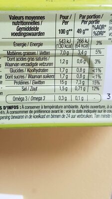 Maquereaux Citron Olive - Nutrition facts - fr