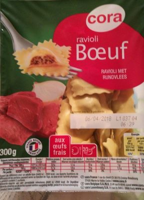 Cora Ravioli Bœuf - Product - fr