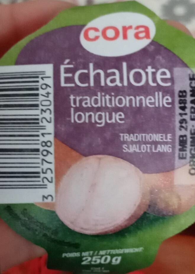 Échalotes traditionnelle longue - Nutrition facts - fr