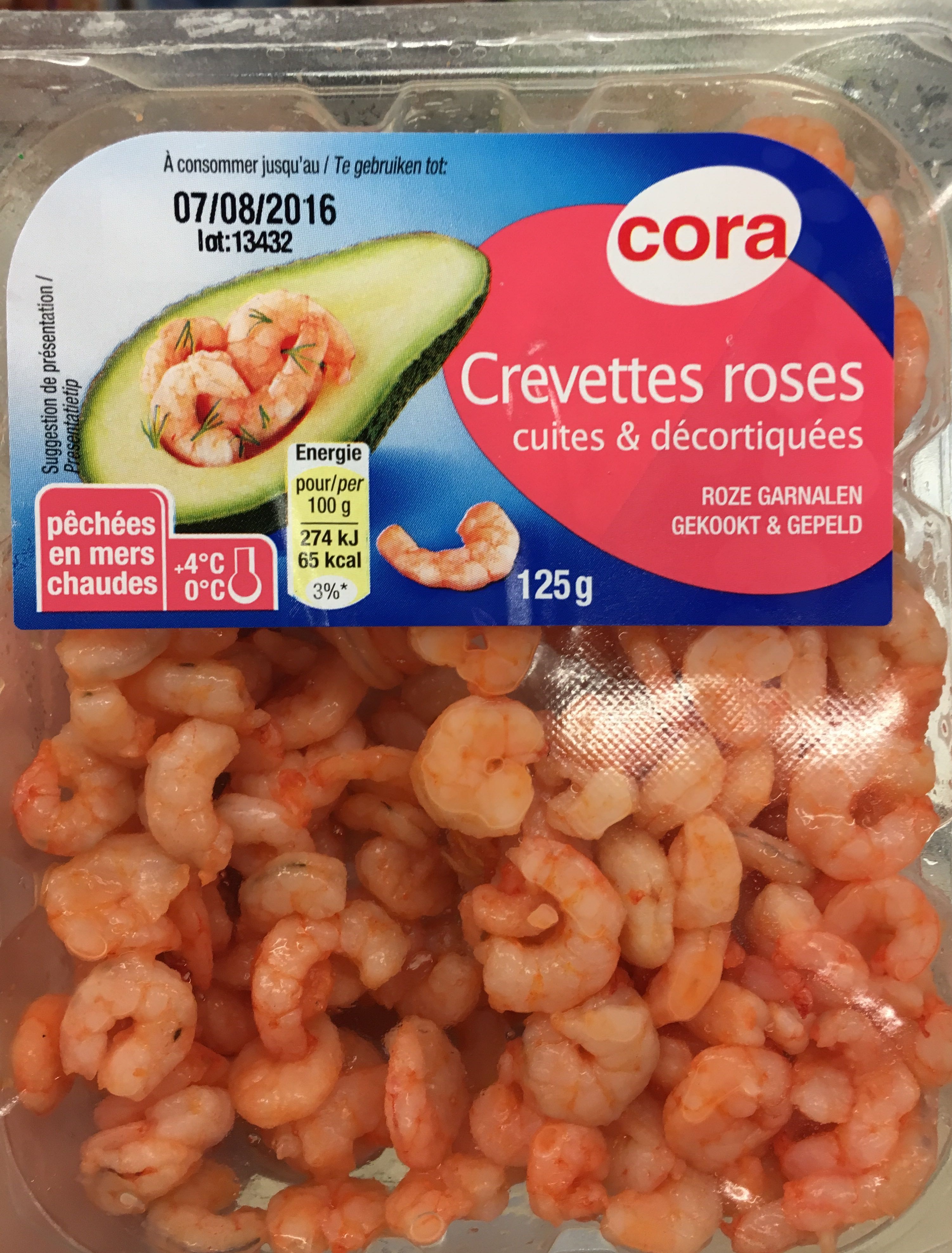 Crevettes roses cuites & décortiquées - Product - fr