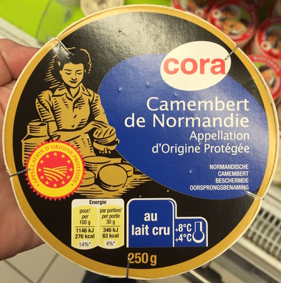 Camembert de Normandie AOP au lait cru (21,9 % MG) - Producte - fr