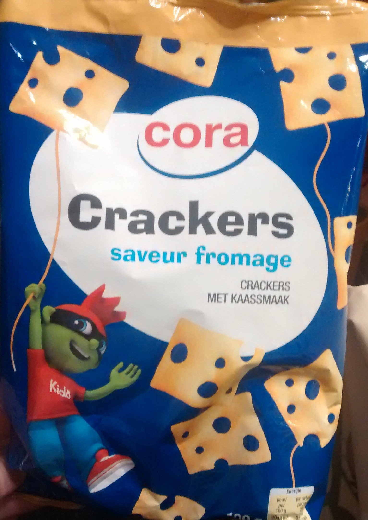 Crackers saveur fromage - Produit