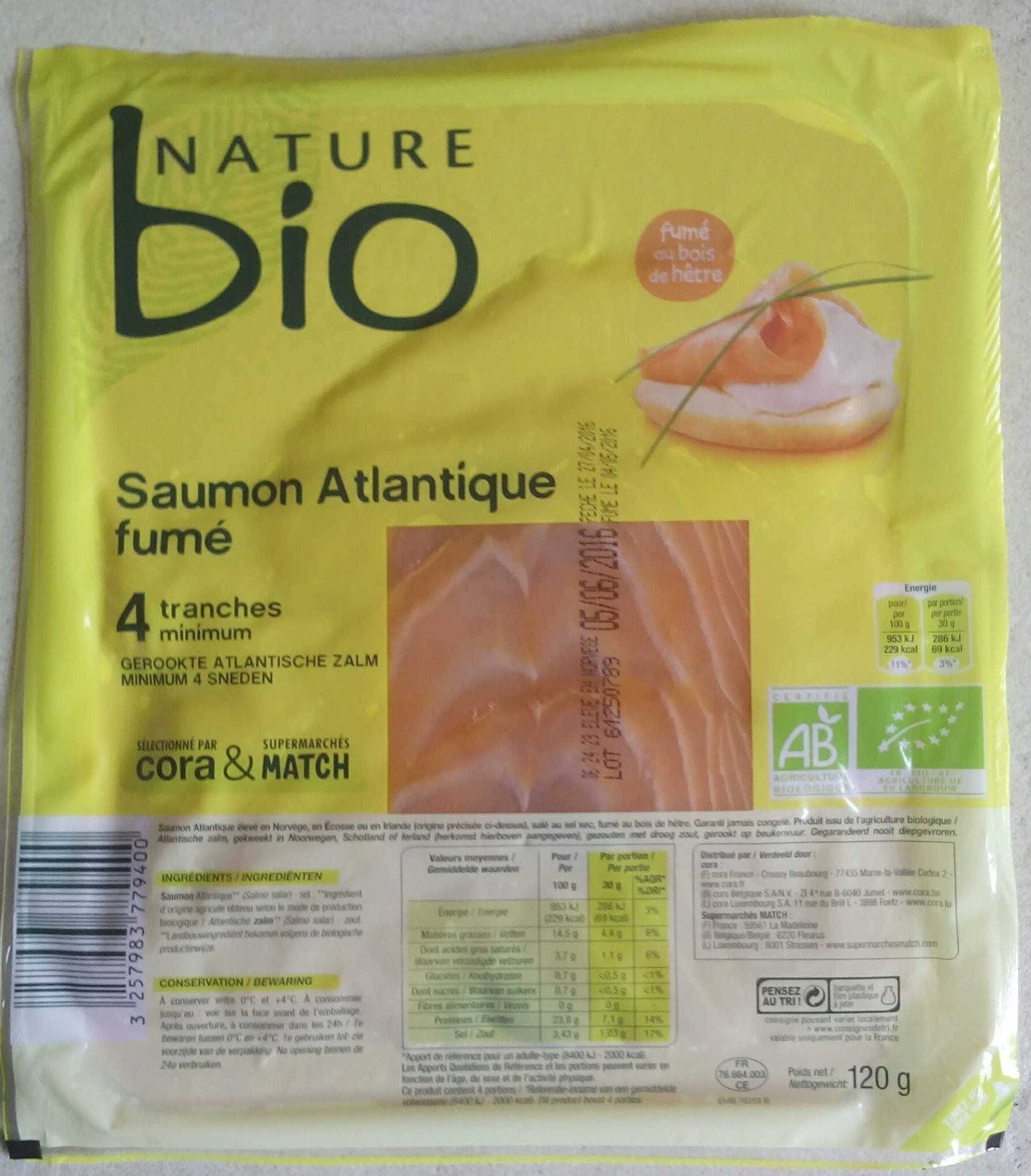 Saumon Atlantique bio - Product - fr