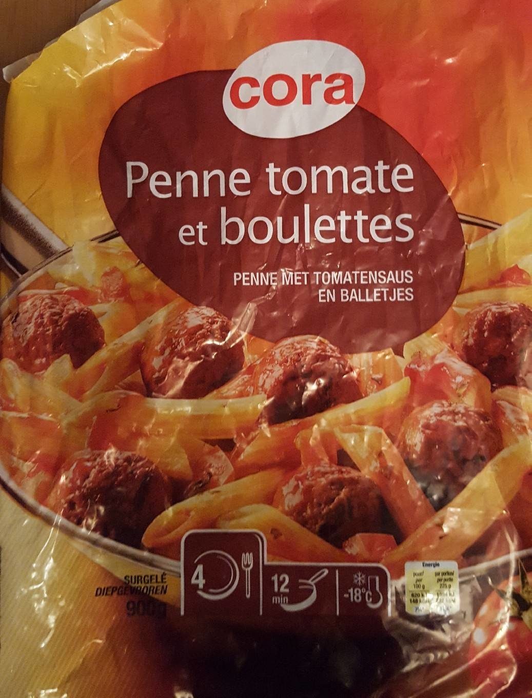 Penne tomate et boulettes - Product - fr