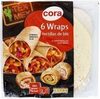 6 Tortillas de blé wraps - Product