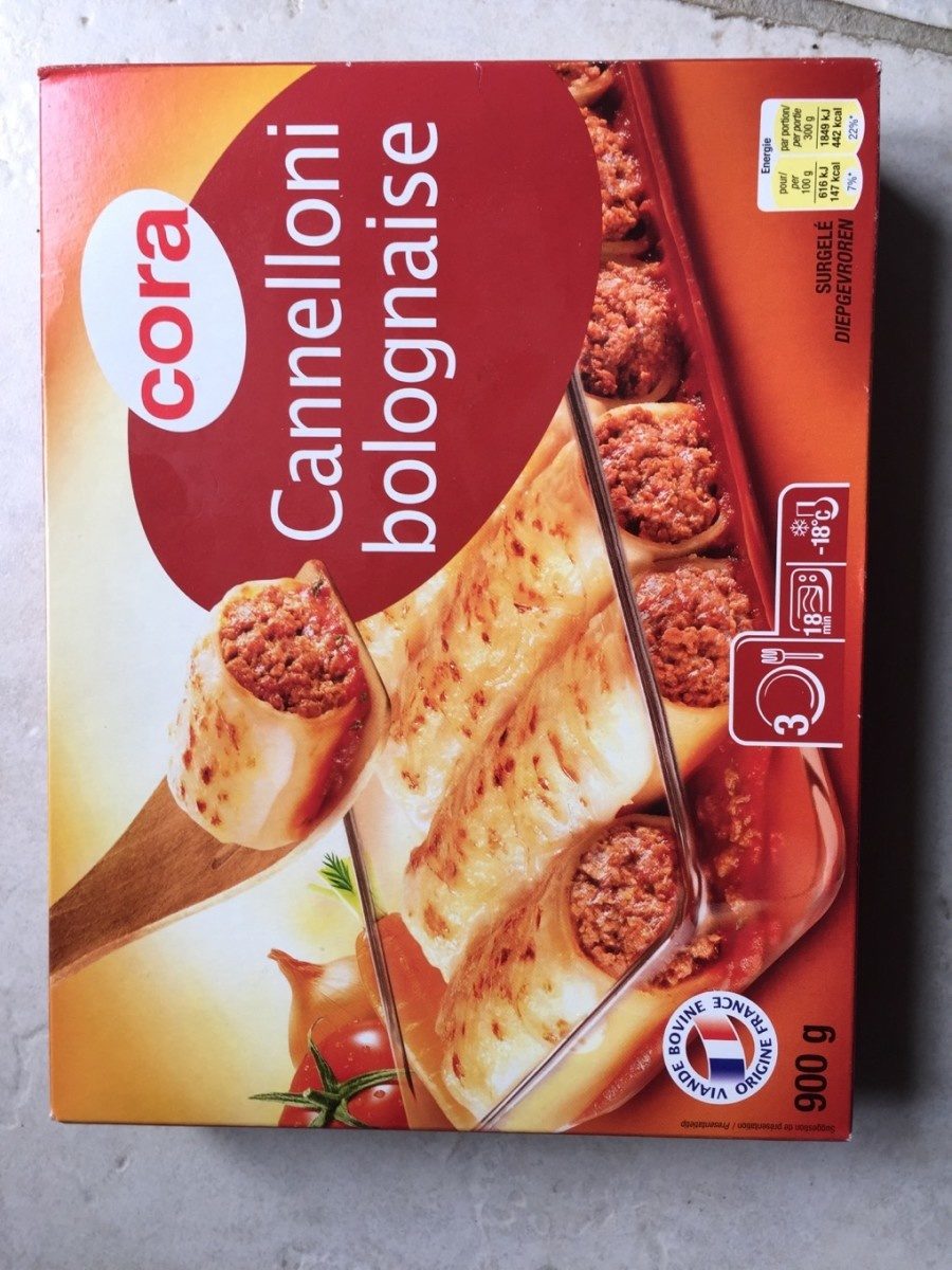 Cannellonis bolognaise surgelés - Product - fr