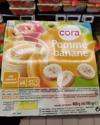 Compote pomme banane - Produit