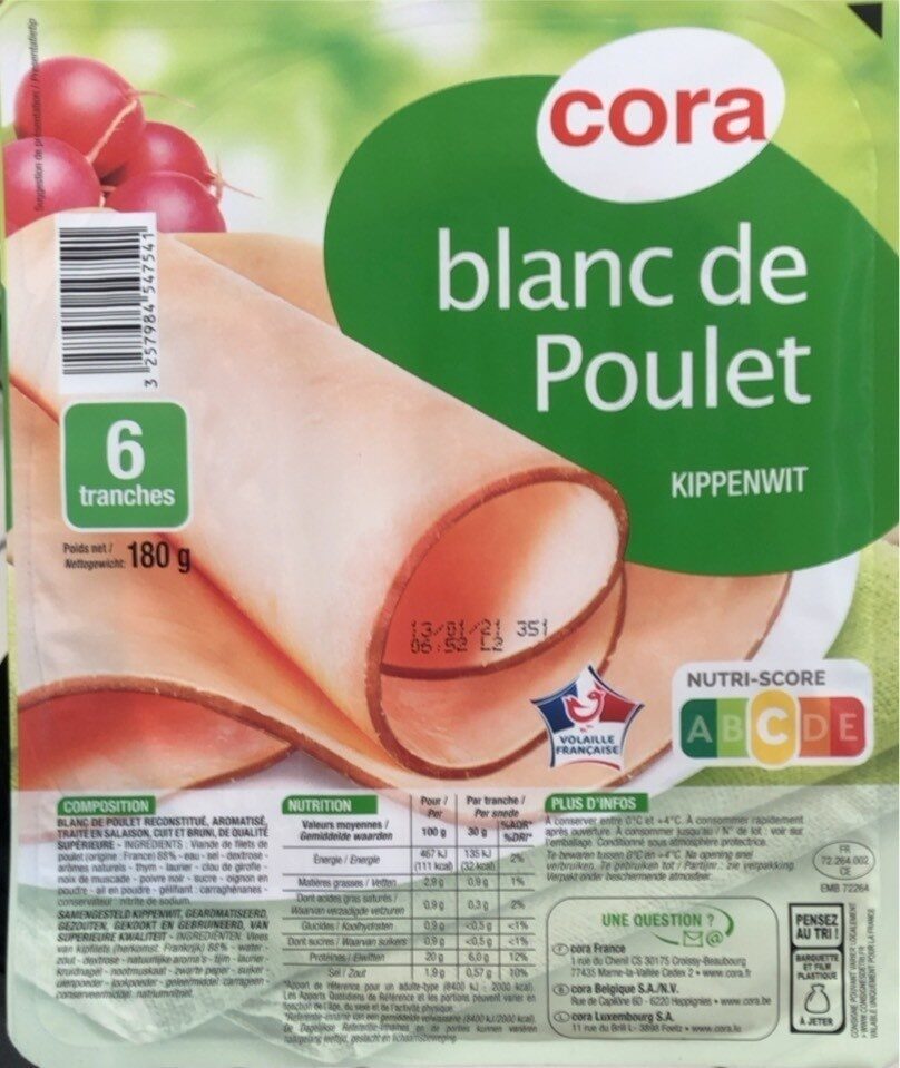 Blanc de Poulet - Product - fr