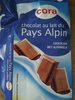 Chocolat au Lait du Pays Alpin - Product