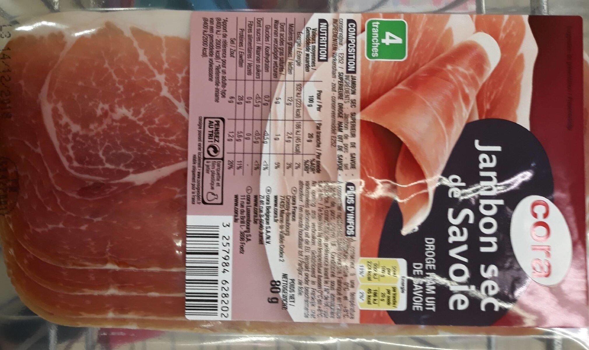 Jambon sec de savoie - Product - fr