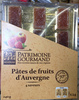 Pâtes de fruits d'Auvergne 4 saveurs - Produit