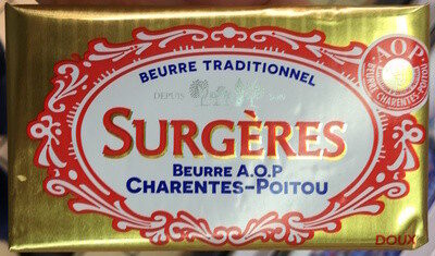 Beurre A.O.P Charentes-Poitou Doux - Product - fr
