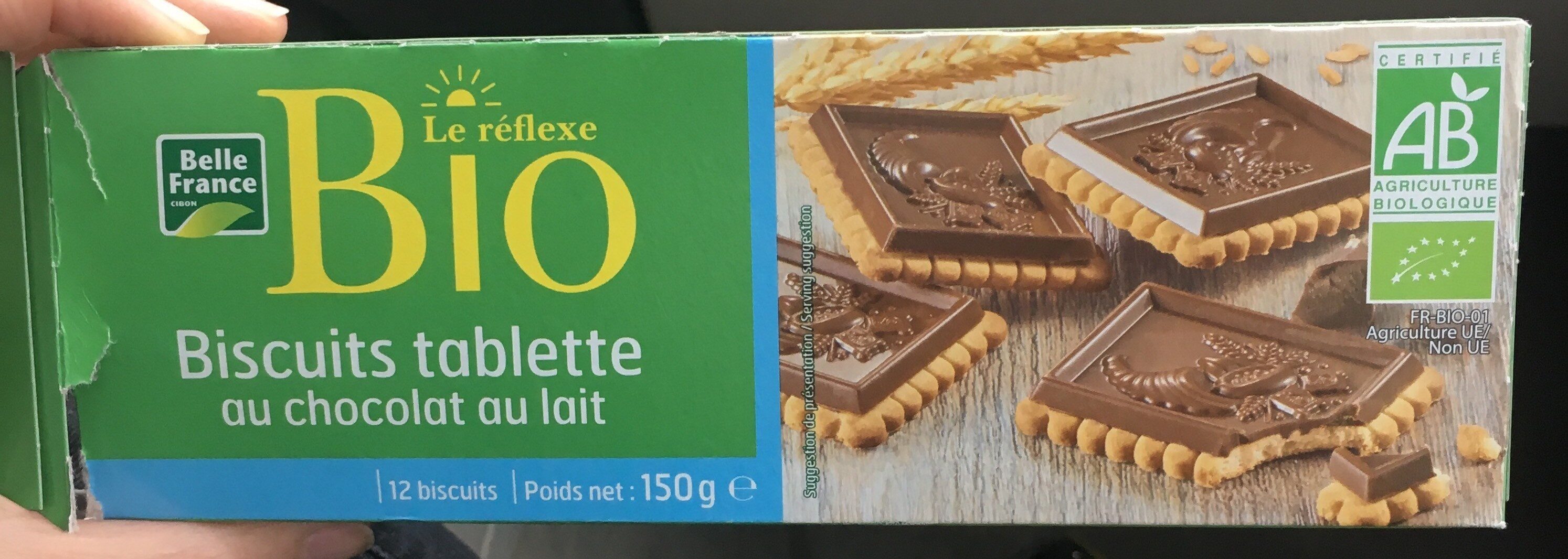 Boscuits tablette au chocolat au lait - Produit