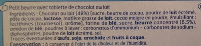 Petit Beurre Chocolat au Lait - Ingrédients