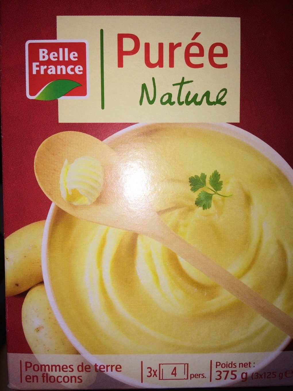 Puree Nature 3x 125G - Product - fr
