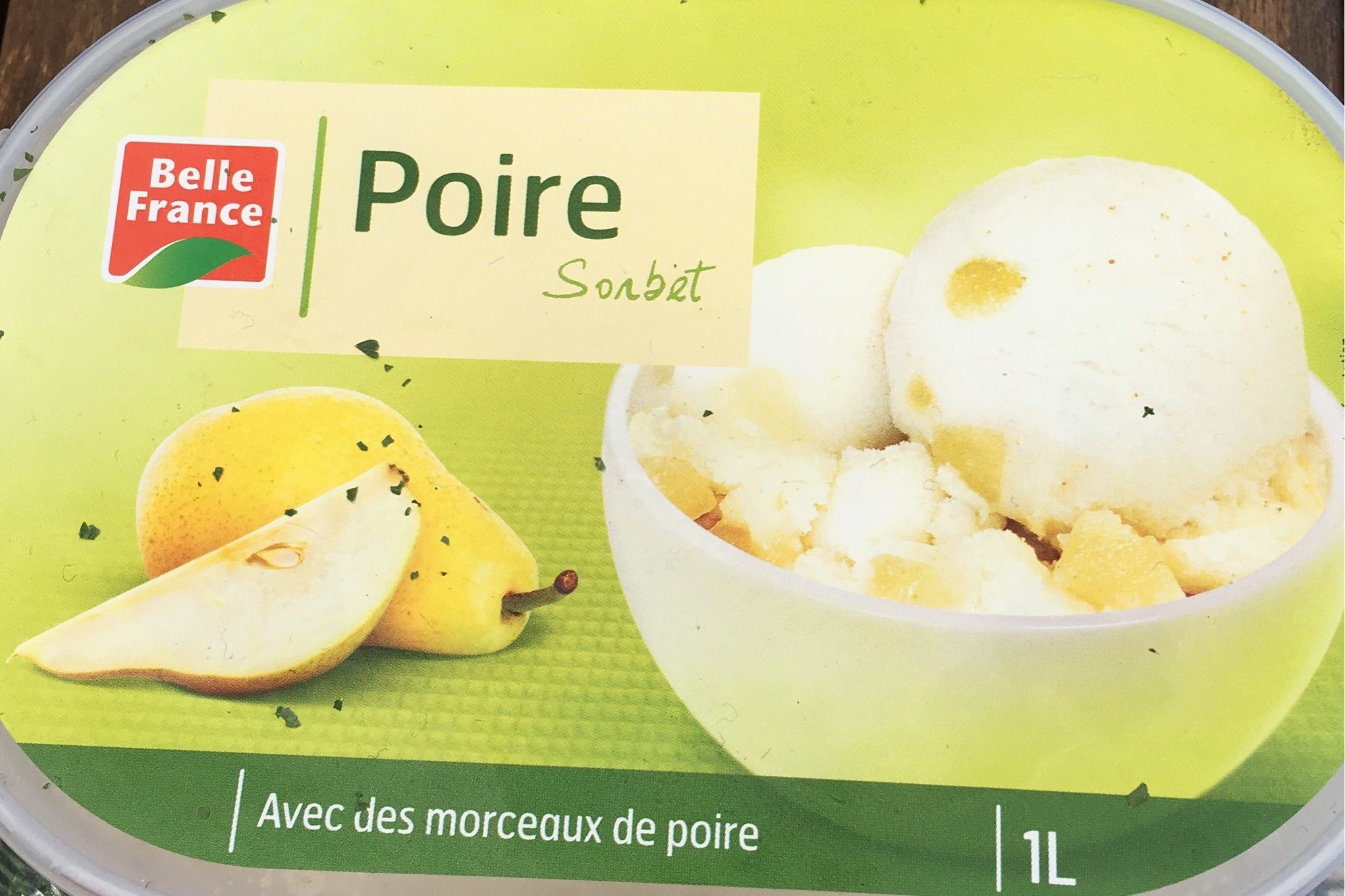 Bac 1L.Sorbet Poire - Product - fr