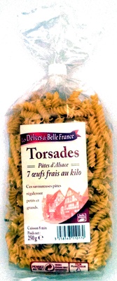 Torsades Pâtes d'Alsace (7  œufs frais au kilo) - Product - fr