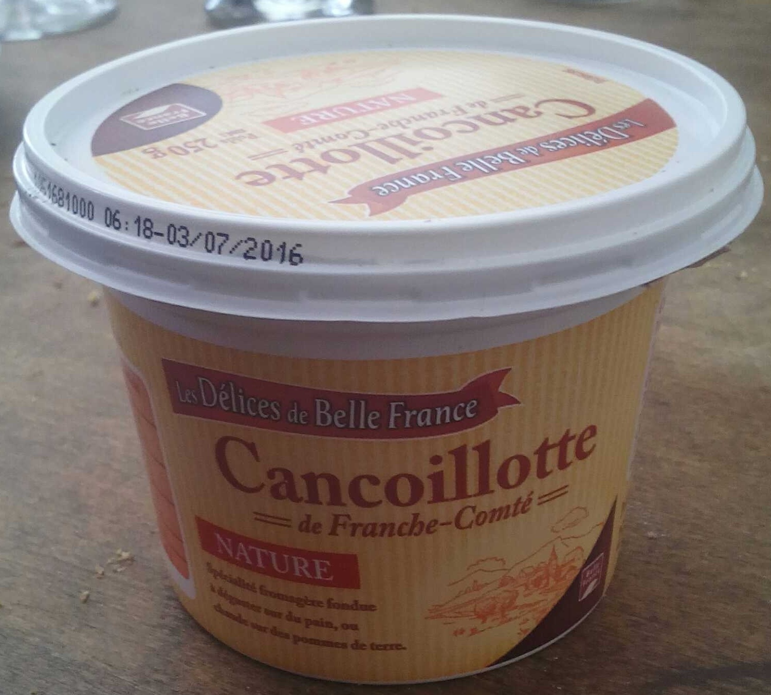 Cancoillotte nature - Produit