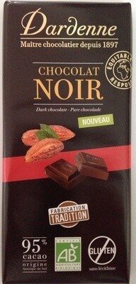 Chocolat noir 95 % - Produit