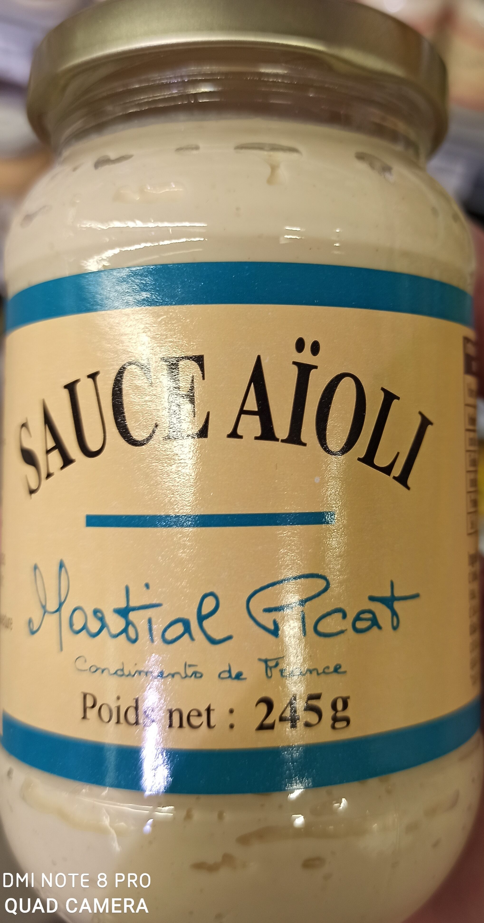 Sauce Aioli - Produit